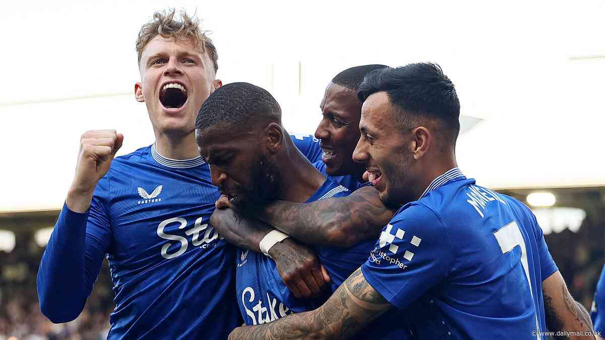 Fulham 1-3 Everton: Vitaliy Mykolenko, Michael Keane and Beto on target as David Moyes' side put a dent in the Cottagers' European ambitions