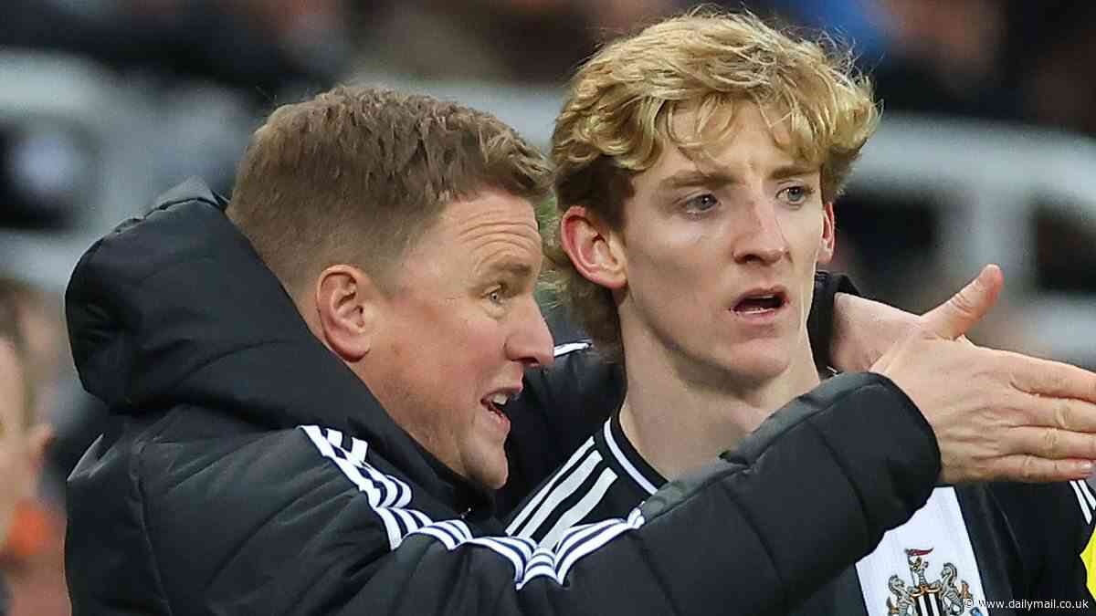 Eddie Howe faces Anthony Gordon conundrum ahead of Newcastle's clash against Chelsea - and admits he must be 'careful' about bringing winger back into the line-up