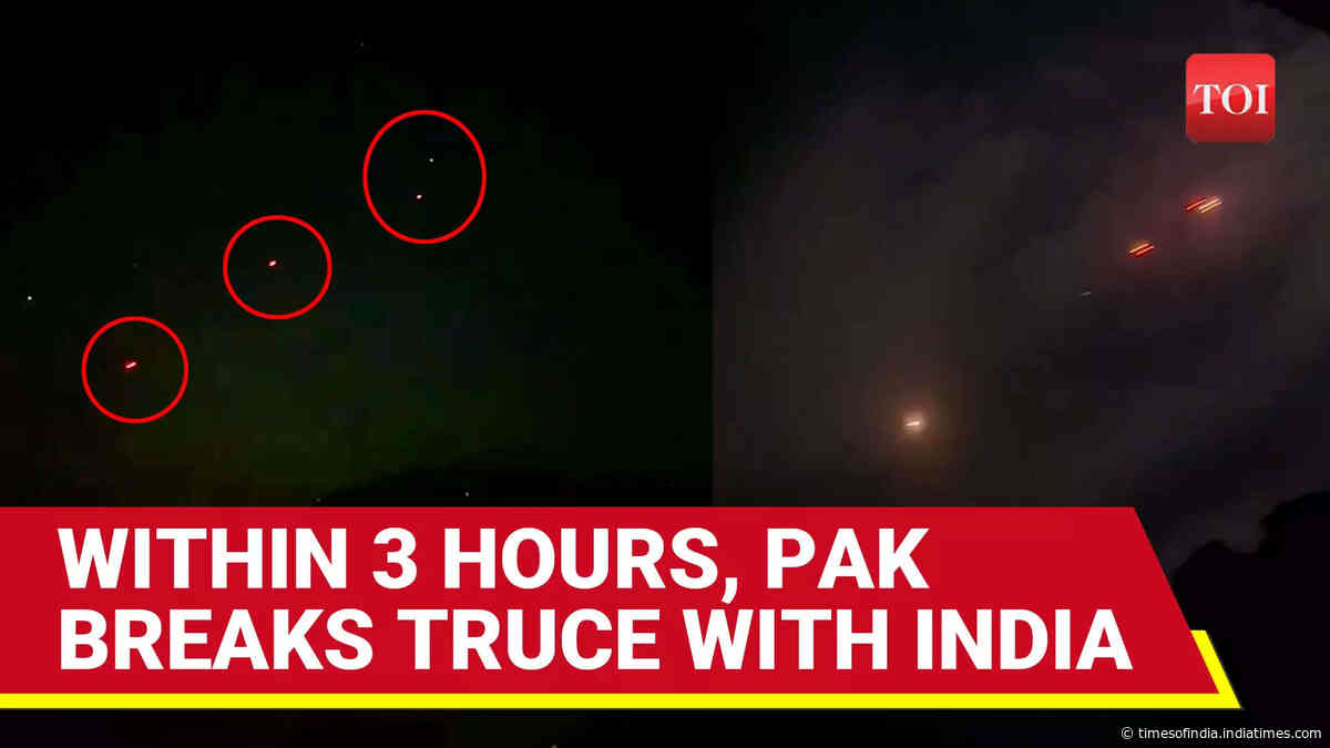 Pak BETRAYS Ceasefire: India BLOWS UP Pakistani Drones; Loud Explosions Rock Jammu, Srinagar