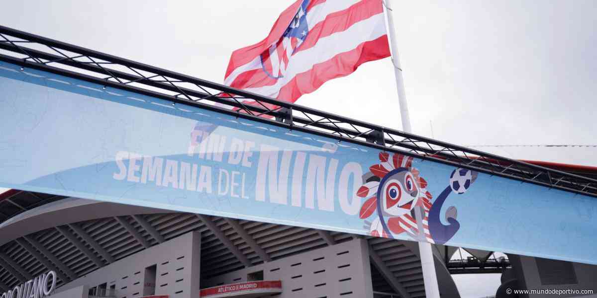La lluvia respetó el Día del Niño del Atlético de Madrid