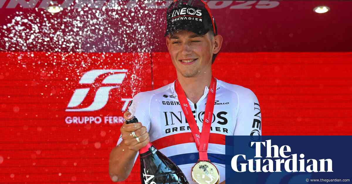 Giro d’Italia: Josh Tarling edges out Roglic for time-trial victory in Tirana