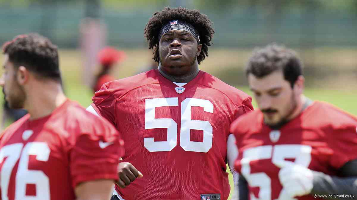 NFL rookie set to become the heaviest player in league HISTORY stuns fans as he takes to the field for the first time