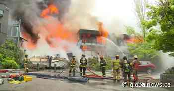 2 in hospital, scores displaced after massive fire at North Vancouver seniors’ complex