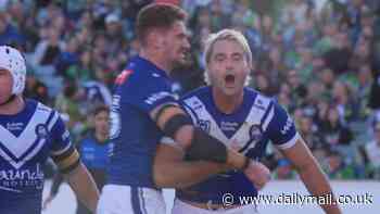 Football star Jaeman Salmon reignites long-running feud with Raiders coach Ricky Stuart with blistering spray: 'Weak-gutted dog'