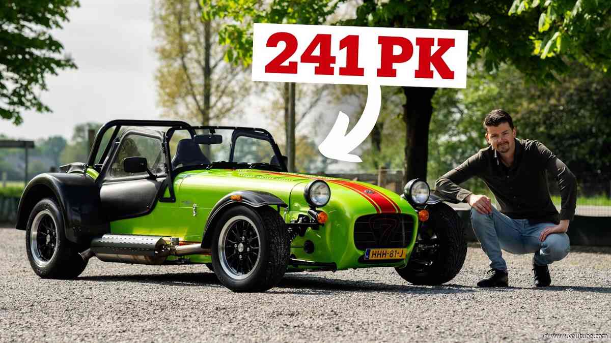 Niet iedereen mag (of kan) meerijden in Caterham 485S van Bart