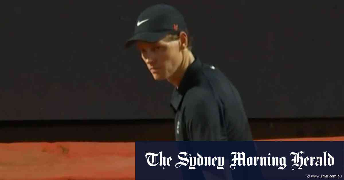 Sinner wins on return from doping ban