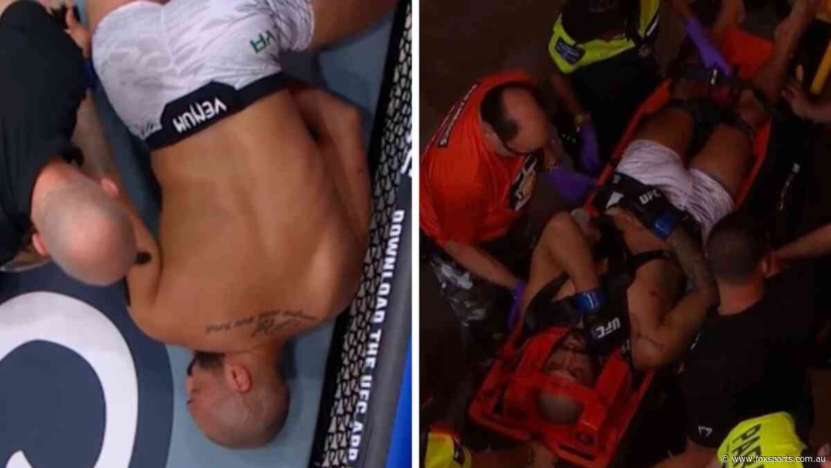 UFC 315 LIVE: Fury over ‘trash’ scorecard; fighter stretchered off after ‘vicious’ KO