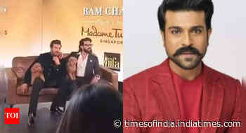 Ram Charan reveals his wax statue in London