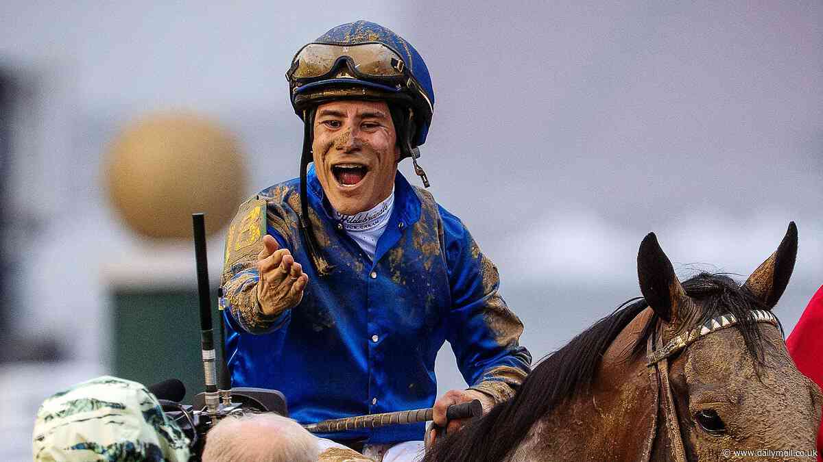 Kentucky Derby-winning jockey handed massive fine for brutally whipping his horse too many times