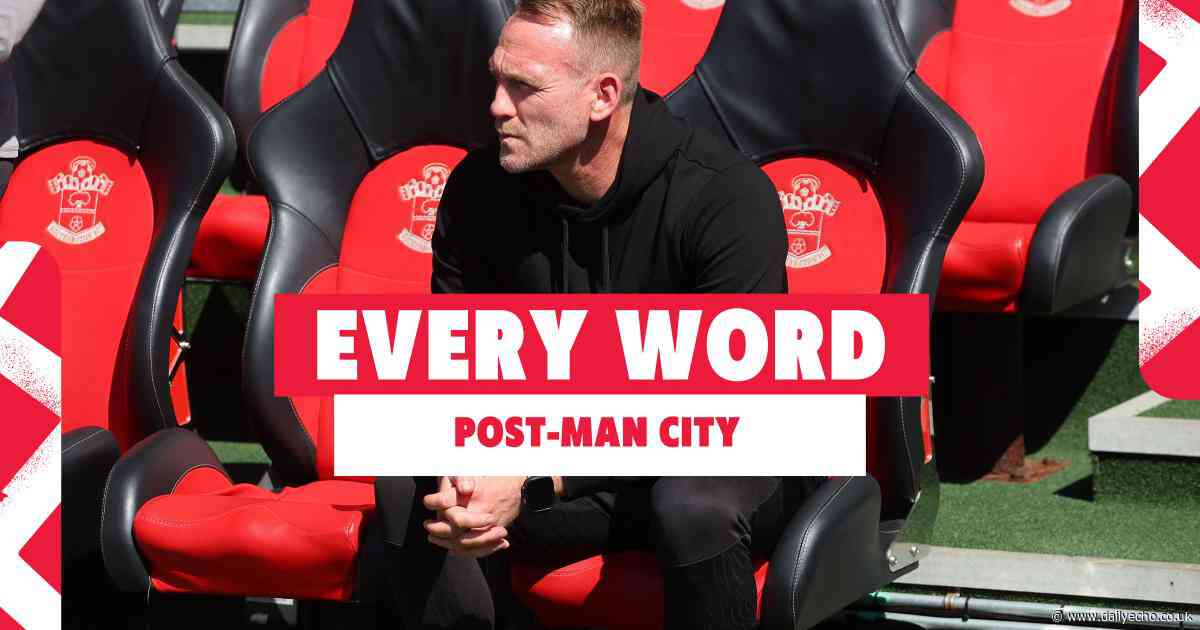 Every word Rusk said on Walker-Peters, starting without a striker and Man City