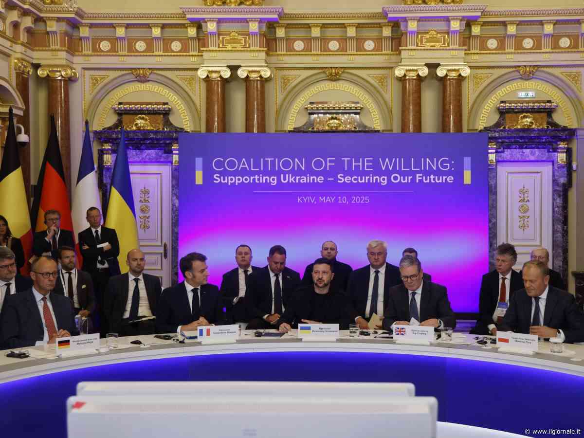 A Kiev i "volenterosi" Ue: cessate il fuoco di 30 giorni