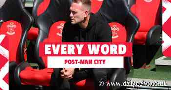 Every word Rusk said on Walker-Peters, starting without a striker and Man City