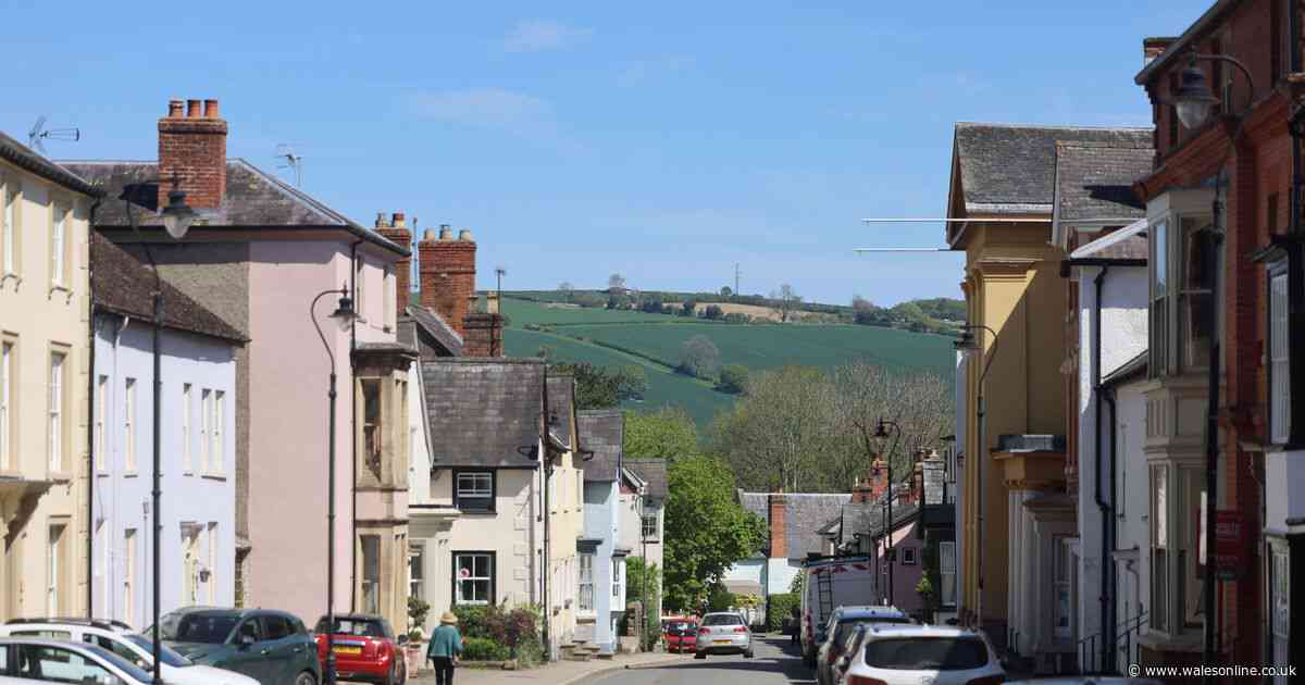 Town nestled in rolling Welsh hills that gets the best of two countries and is one of the best places to live in the UK
