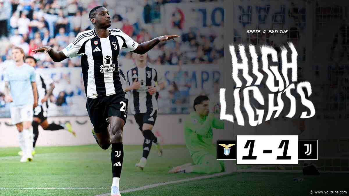 HIGHLIGHTS Serie A | Lazio 1-1 Juventus | Advantage KOLO MUANI, Late Vecino Leveler!