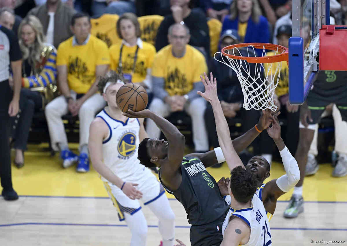 NBA Playoffs: Timberwolves surge past the Warriors to take 2-1 series lead as Draymond Green fouls out