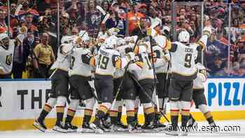 Knights score with 0.4 left to stun Oilers in Game 3