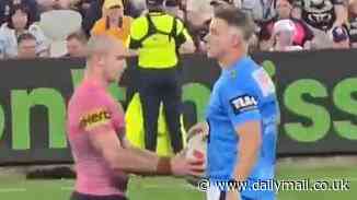 Footy fans fuming after Panthers trainer caught red-handed in controversial act