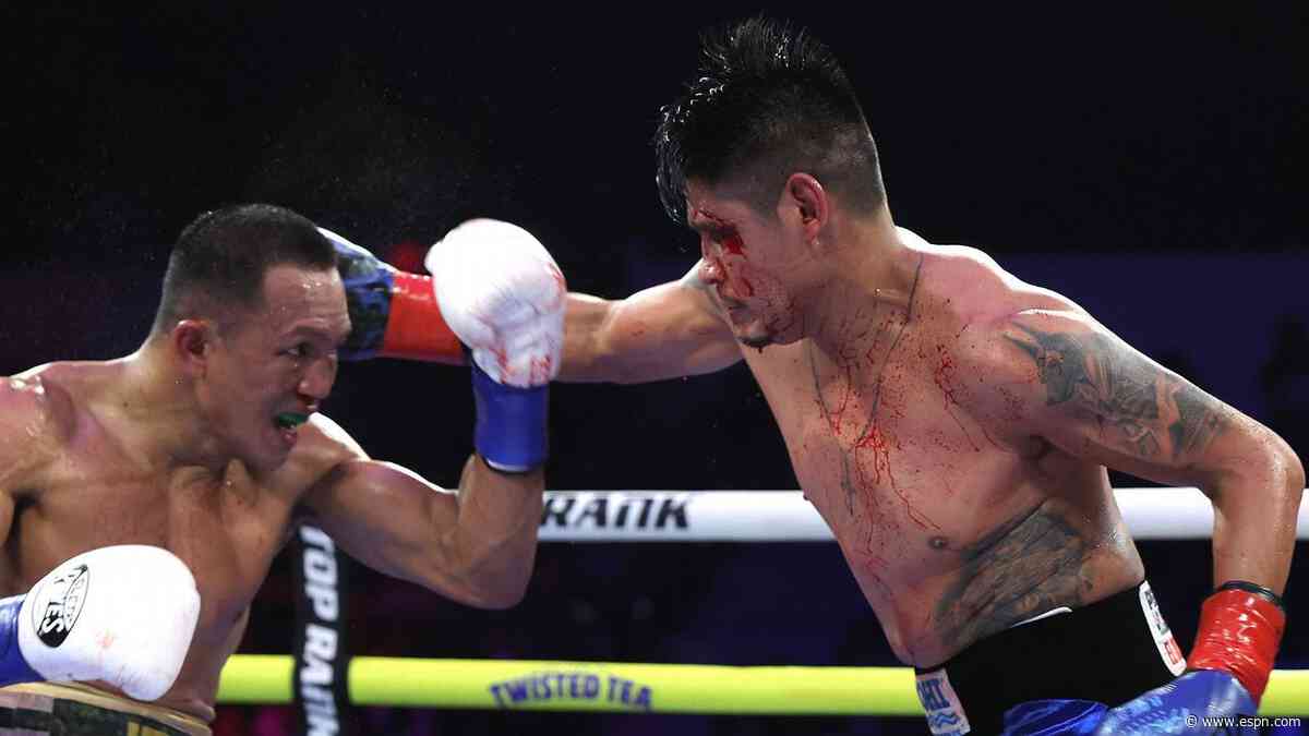 Navarrete earns technical decision to retain title