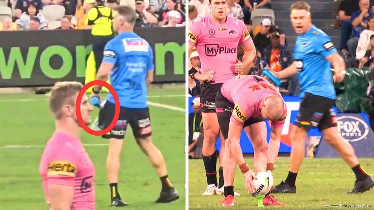 ‘Did it before every kick-off’: Panthers sprung in controversial act after video goes viral