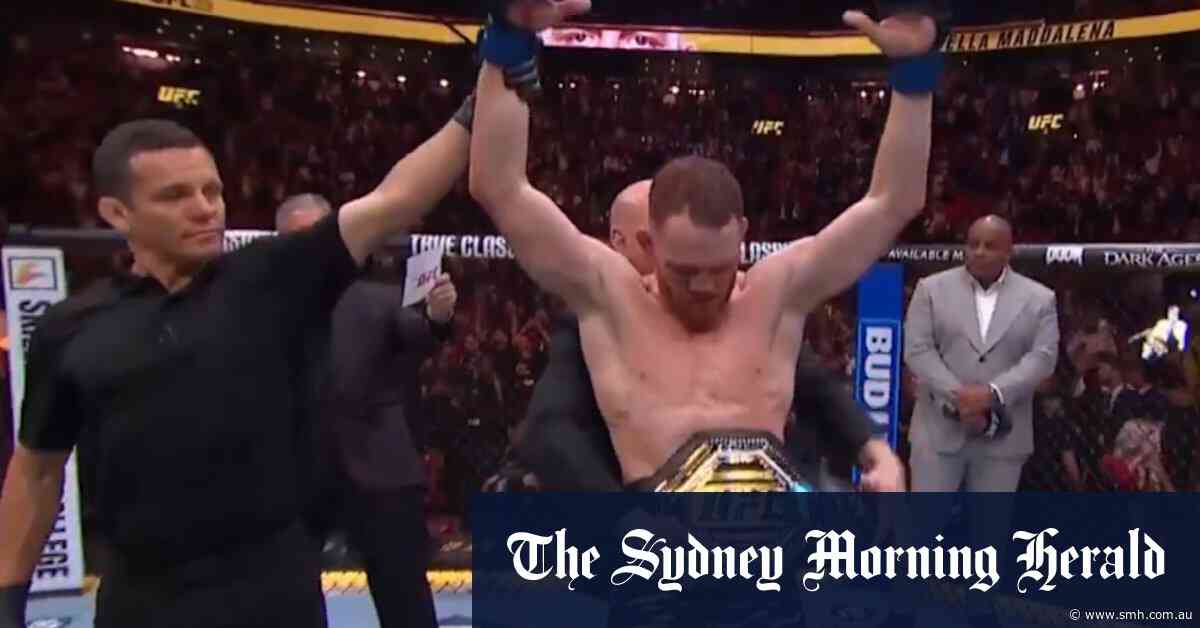 Aussie becomes UFC champ