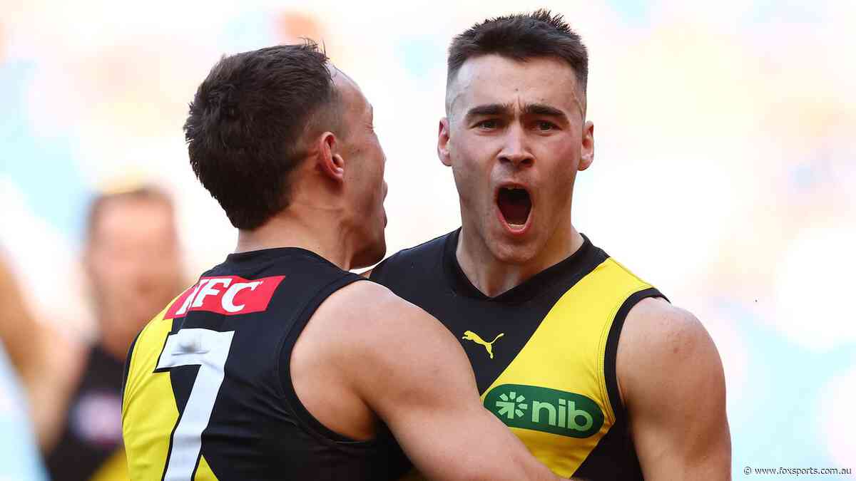 ‘Tackle of the year!’: Young cub’s epic act sees Tigers down winless Eagles in heart-stopper