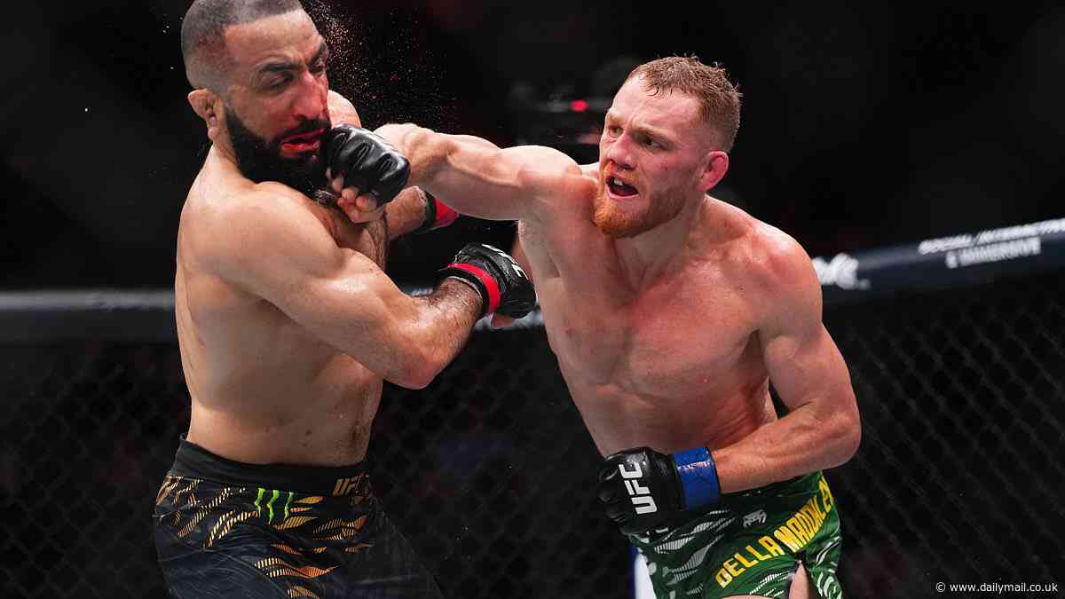 Aussie Jack Della Maddalena shocks world with UFC title triumph in welterweight showdown against Belal Muhammad