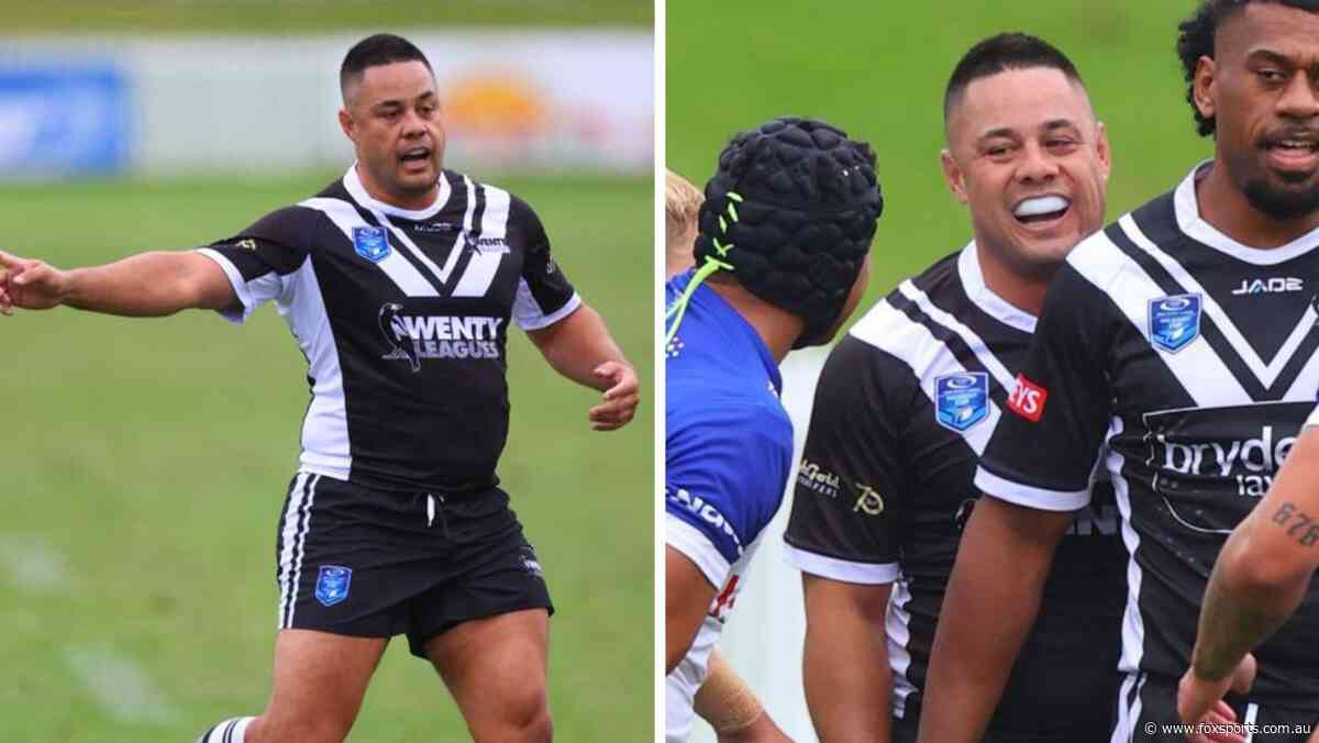 Jarryd Hayne sparks comeback win in rugby league return after seven-year absence