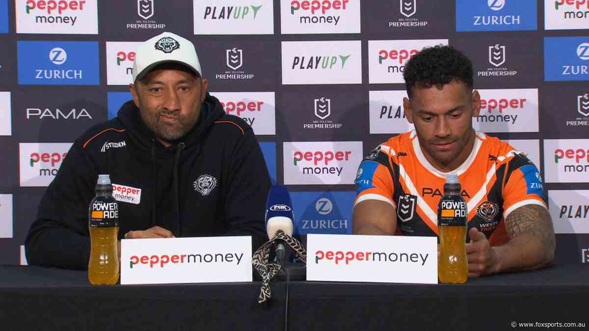 ‘Didn’t live by any of them’: Benji ‘embarrassed’ by Tigers letting standards slip in Storm rout
