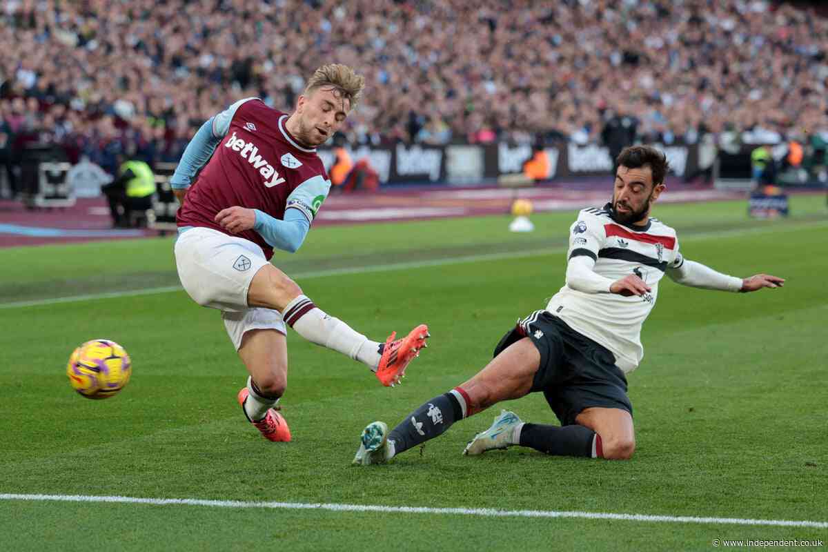 Why is Manchester United vs West Ham not on TV?