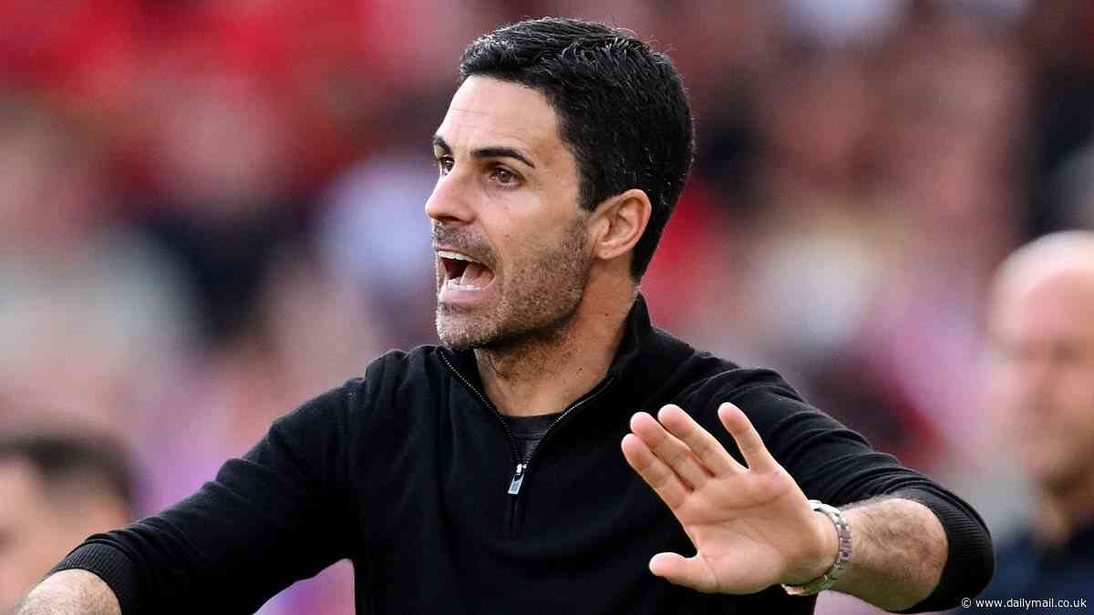 Furious Mikel Arteta says he was 'killing himself' watching Arsenal's first-half display against champions Liverpool