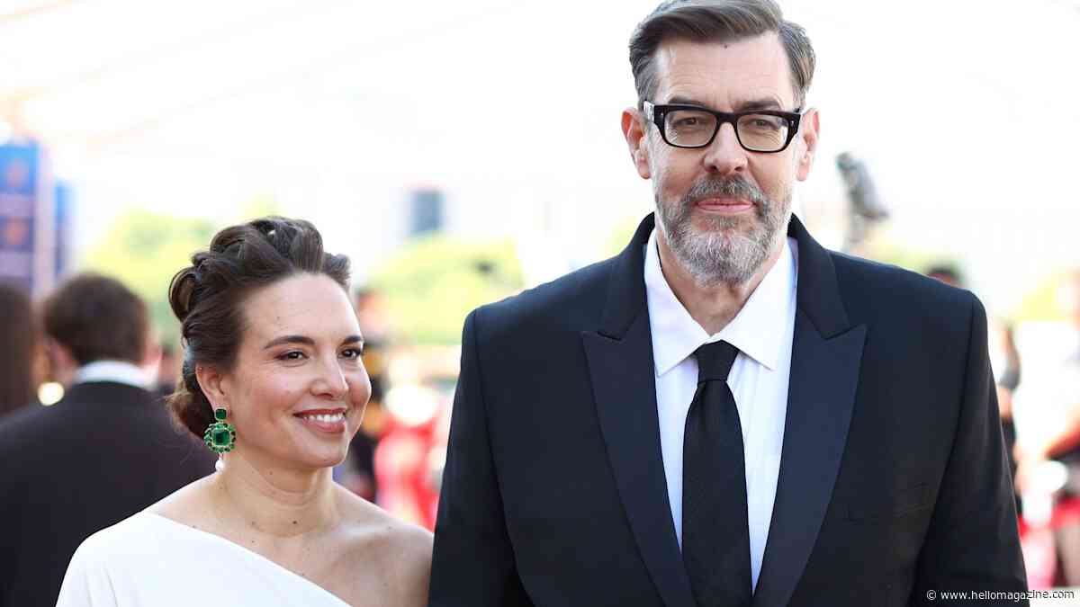 Richard Osman's famous wife just wore £1k fringed wedding dress for star-studded date night