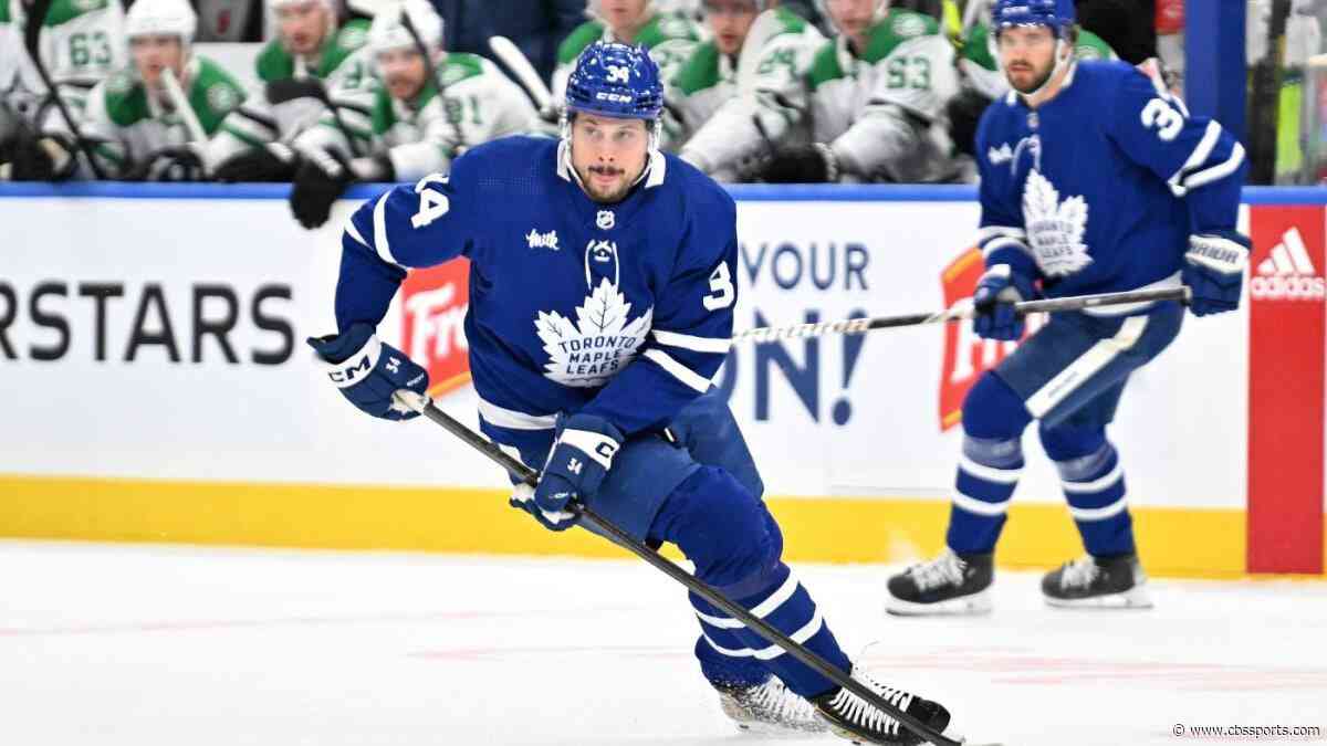 Today's props for NHL Stanley Cup Playoffs: Auston Matthews among best bets Sunday