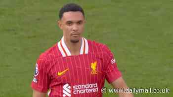 Trent Alexander-Arnold is BOOED by Liverpool fans as he plays for the first time since announcing his exit - as Jamie Carragher says he was 'surprised' by Anfield reaction