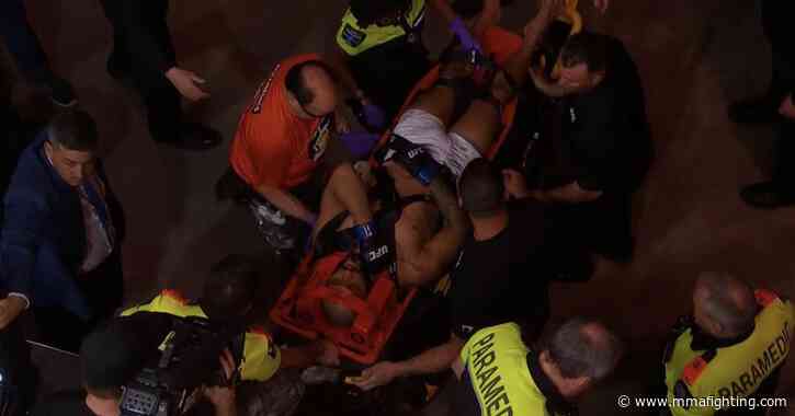 Bruno Silva provides health update after leaving octagon on stretcher following scary UFC 315 knockout