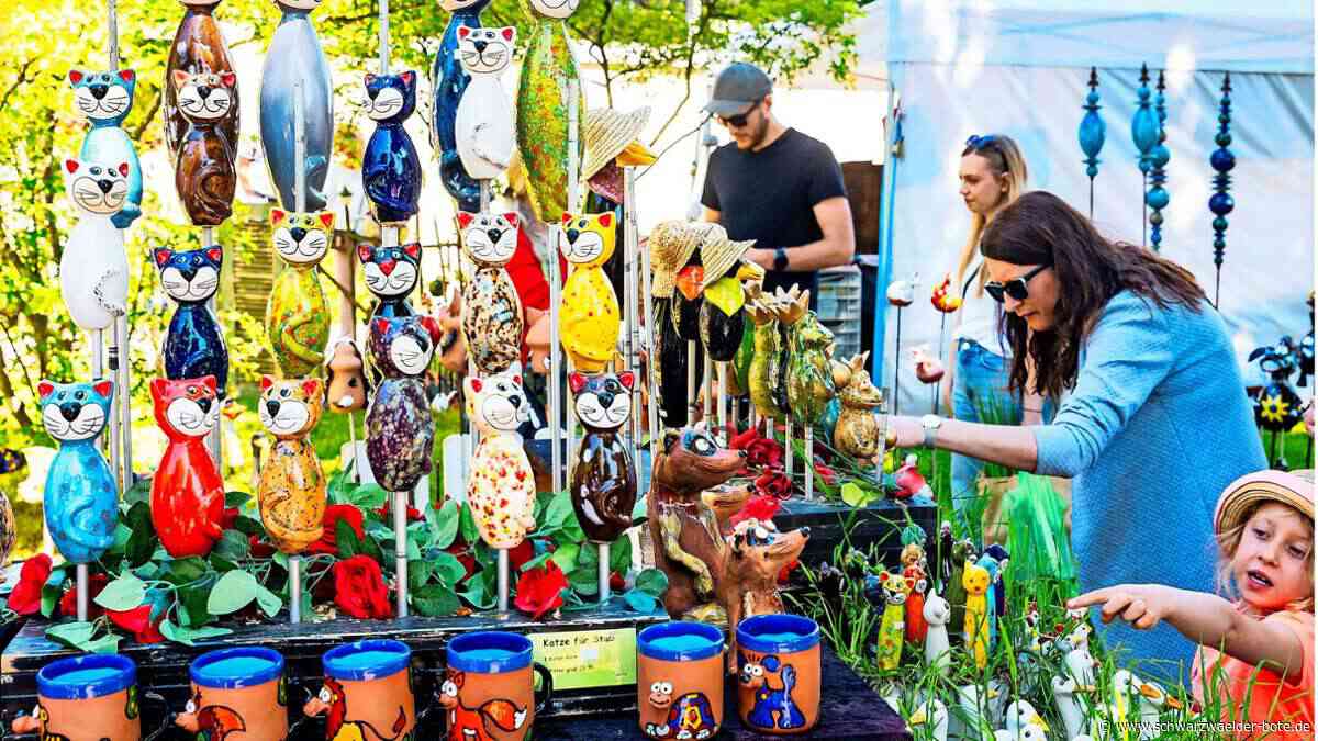Buntes Treiben in Nagold: Gartenmesse und Keramika locken tausende Besucher