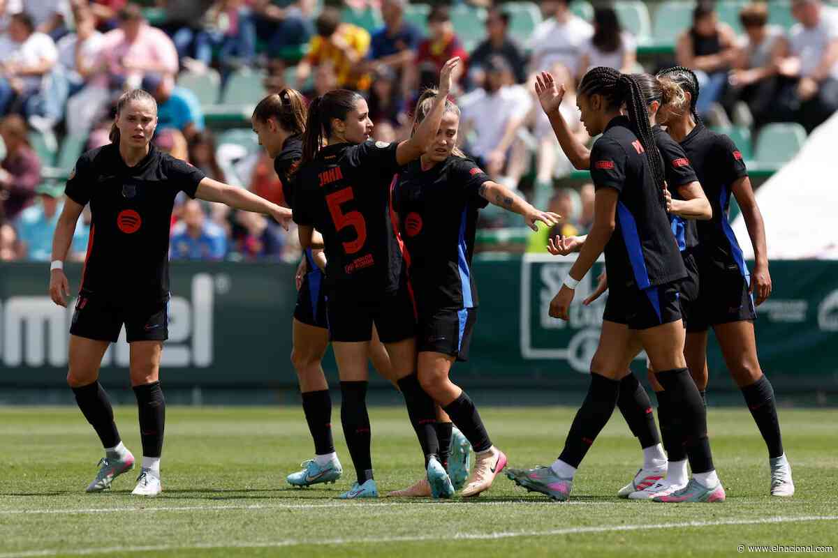 FC Barcelona femenino levanta su sexta Liga F consecutiva: «Es el trabajo de toda la temporada»