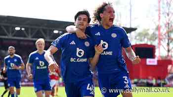 Nottingham Forest 2-2 Leicester: Facundo Buonanotte nets late equaliser to dent Reds' Champions League hopes