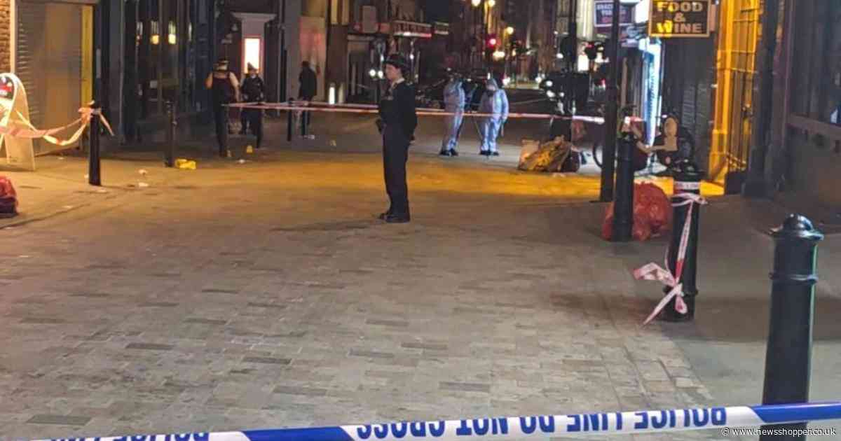 Man taken to hospital after glass bottle attack in Soho
