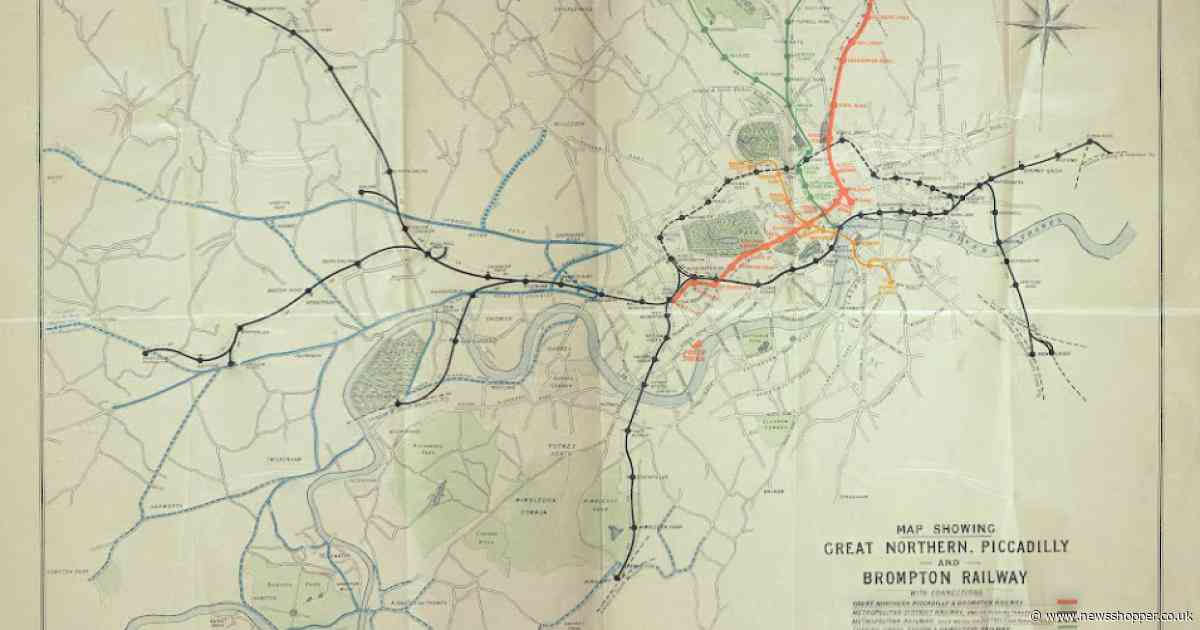 A brief history of the Piccadilly line in four forgotten maps