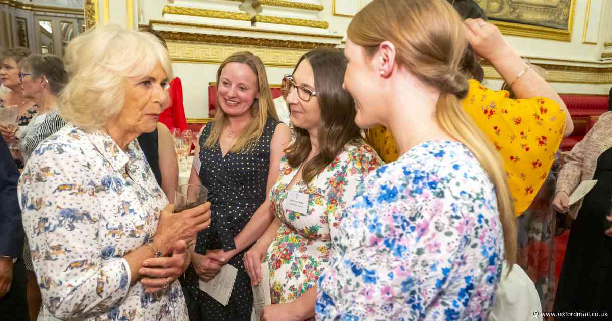 Oxford children's hospice staff meet Queen at Buckingham Palace