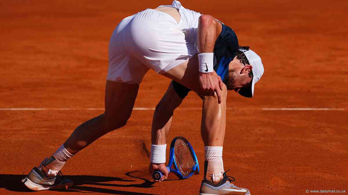 Jack Draper SMASHES racket in Italian Open fourth round victory - as 'fiery' Brit admits he let his frustrations 'boil over'