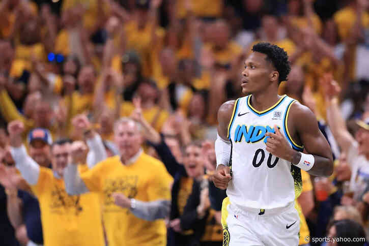 NBA playoffs: Pacers&#39; Bennedict Mathurin ejected after altercation with Cavaliers&#39; De&#39;Andre Hunter in Game 4
