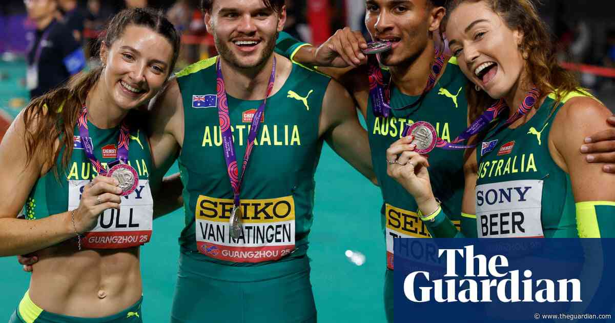 Mixed 4x400m silver caps successful world relay championships for Australia