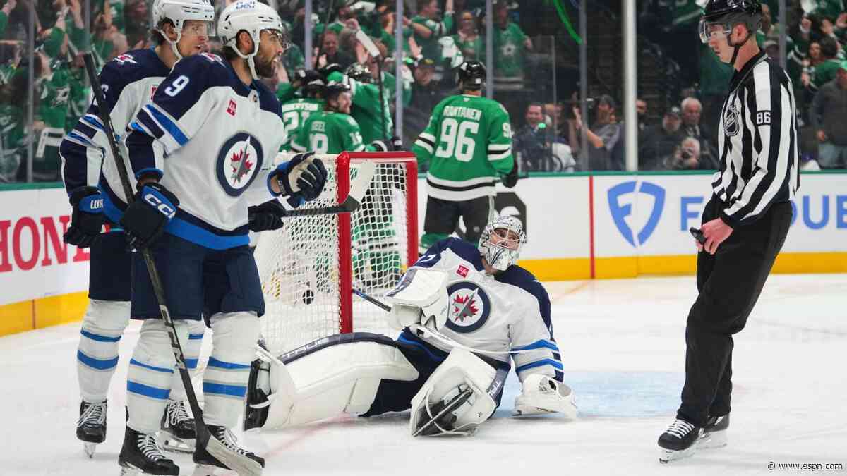 Reviewed goal irks Jets, helps Stars win Game 3