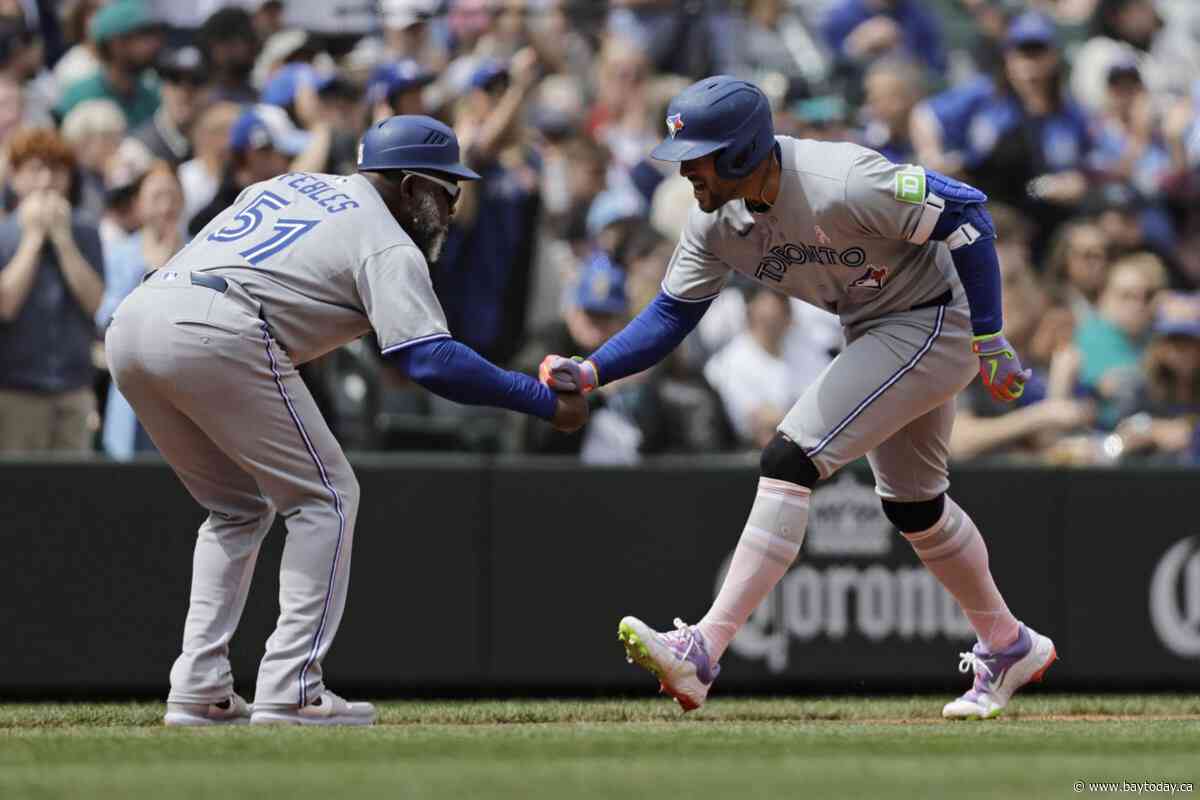 Springer’s 3-run homer helps Blue Jays beat Mariners 9-1 for 3-game sweep