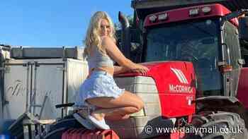 Revealed: Jeremy Clarkson's glamorous new farmhand, 24, embroiled in bitter family feud