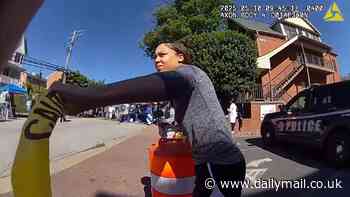 Unbelievable reason college cheerleader removed barrier before driving into cop at crowded street fair