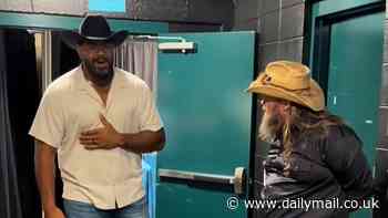 NFL star Jordan Mailata leaves Jason Kelce and country icon Chris Stapleton stunned after showing off shock talent