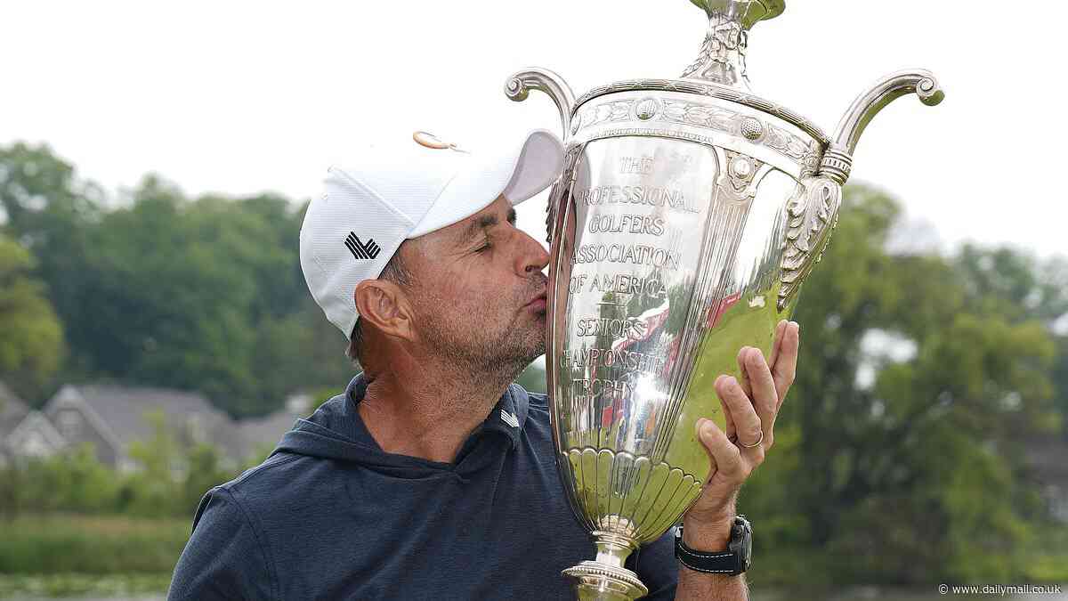 Meet the golfer who turned down dinner with Donald Trump to get a good night's sleep: RICHARD BLAND, 52, on his late career surge, and how Matt Le Tissier helps him stay sharp