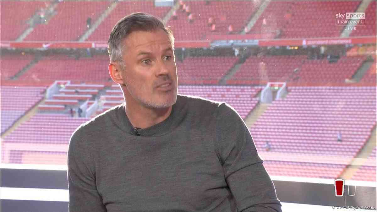 Jamie Carragher says William Saliba 'doesn't look same player' without Gabriel Magalhaes alongside him as he pinpoints what is 'lacking' from the Arsenal defender's game